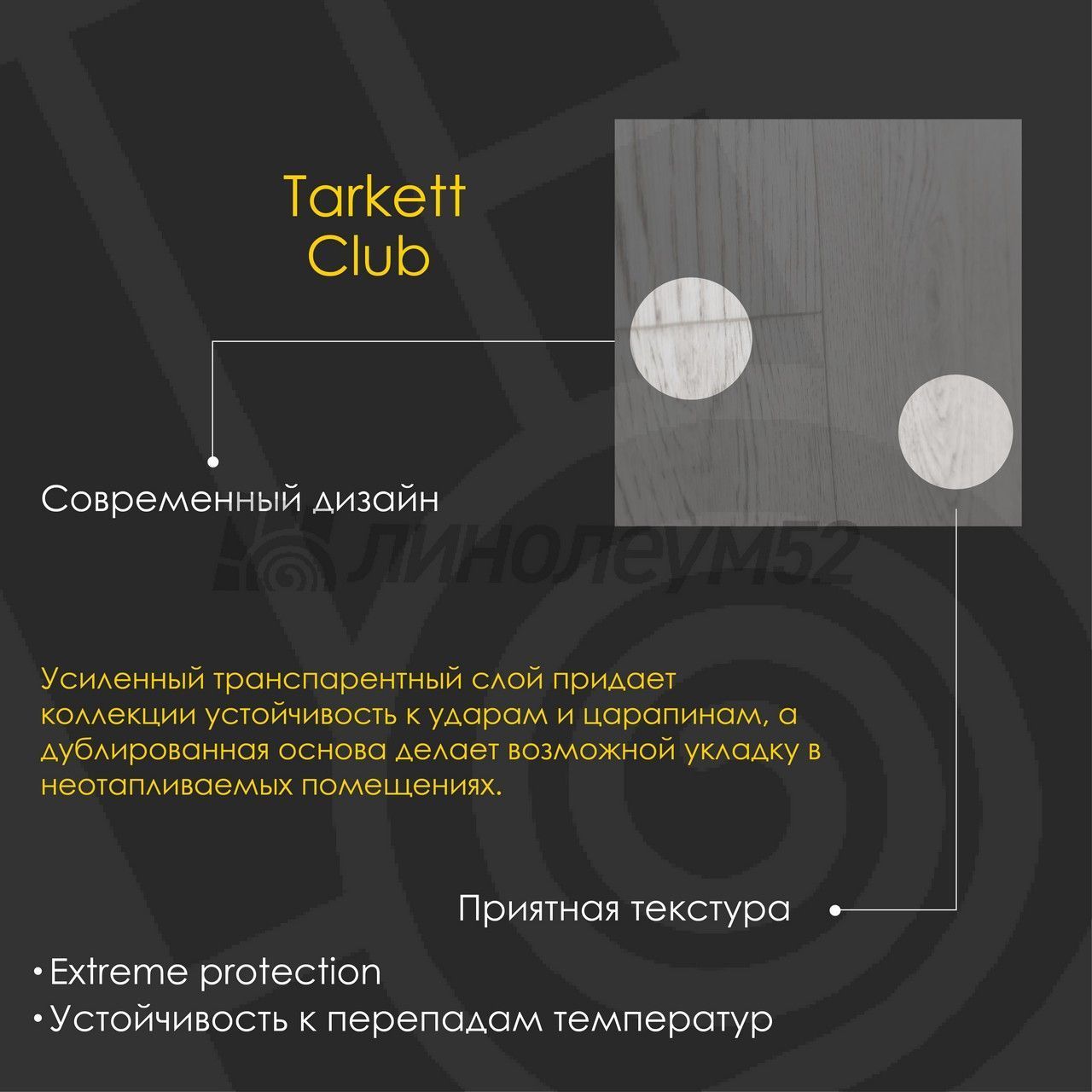Линолеум - CLUB / Tarkett - Tarkett CLUB - EVORA 1 Дизайн - Tarkett CLUB - EVORA 1